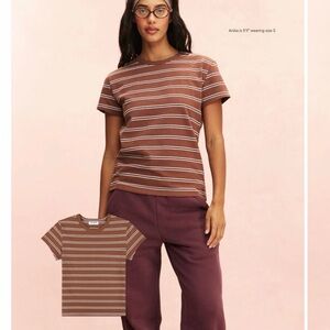 PARKE Striped Cotton T-shirt